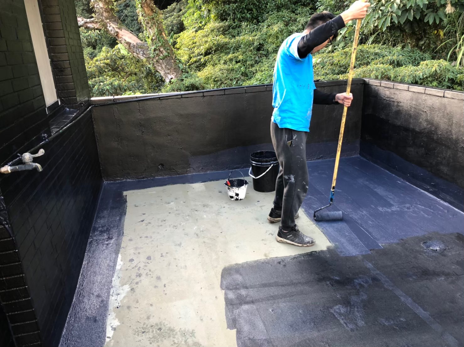 陽明山民宅-屋頂防水工程